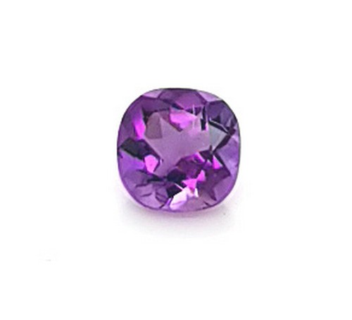 Amethyst Cushion Cut 0.83 Carats Gemstone