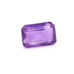 Amethyst Emerald Cut 0.64 Carats Gemstone