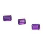 Amethyst Emerald Cut C 1.41 Carats Gemstone