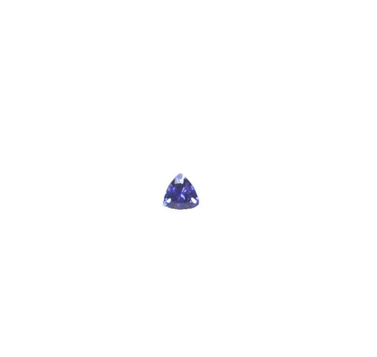 2.36 ct Purple Tanzanite Triangular Gemstone