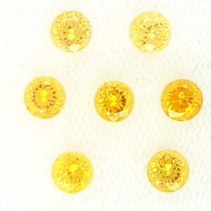 Yellow Zircon Round 3.71 ct tw.