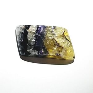 Blue John Rhomboid 20.29 Carats.