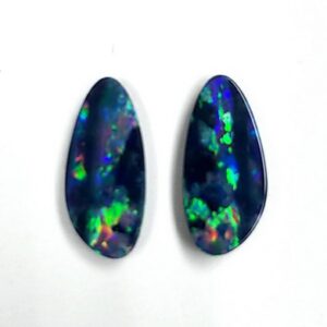 Black Opal Triplet PS cab 5.53 Carats Total Weight.