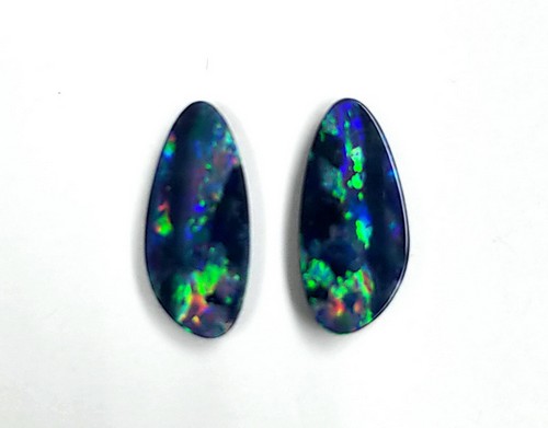 Black Opal Triplet PS cab 5.53 Carats Total Weight.