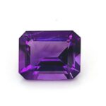 Amethyst Emerald Cut 2.77 Carats Gemstones