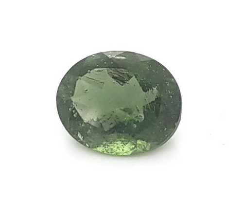 The Moldavite Oval cut diamond