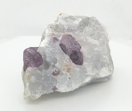 Purple Spinel in Matrix white gem stone