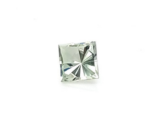 Square ray cut beryl white gem stone
