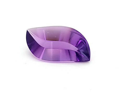 A Leaf Shaped Violet Color Gemstone