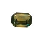 Emerald Cut Color-Change Brown Sapphire 2.6 carats